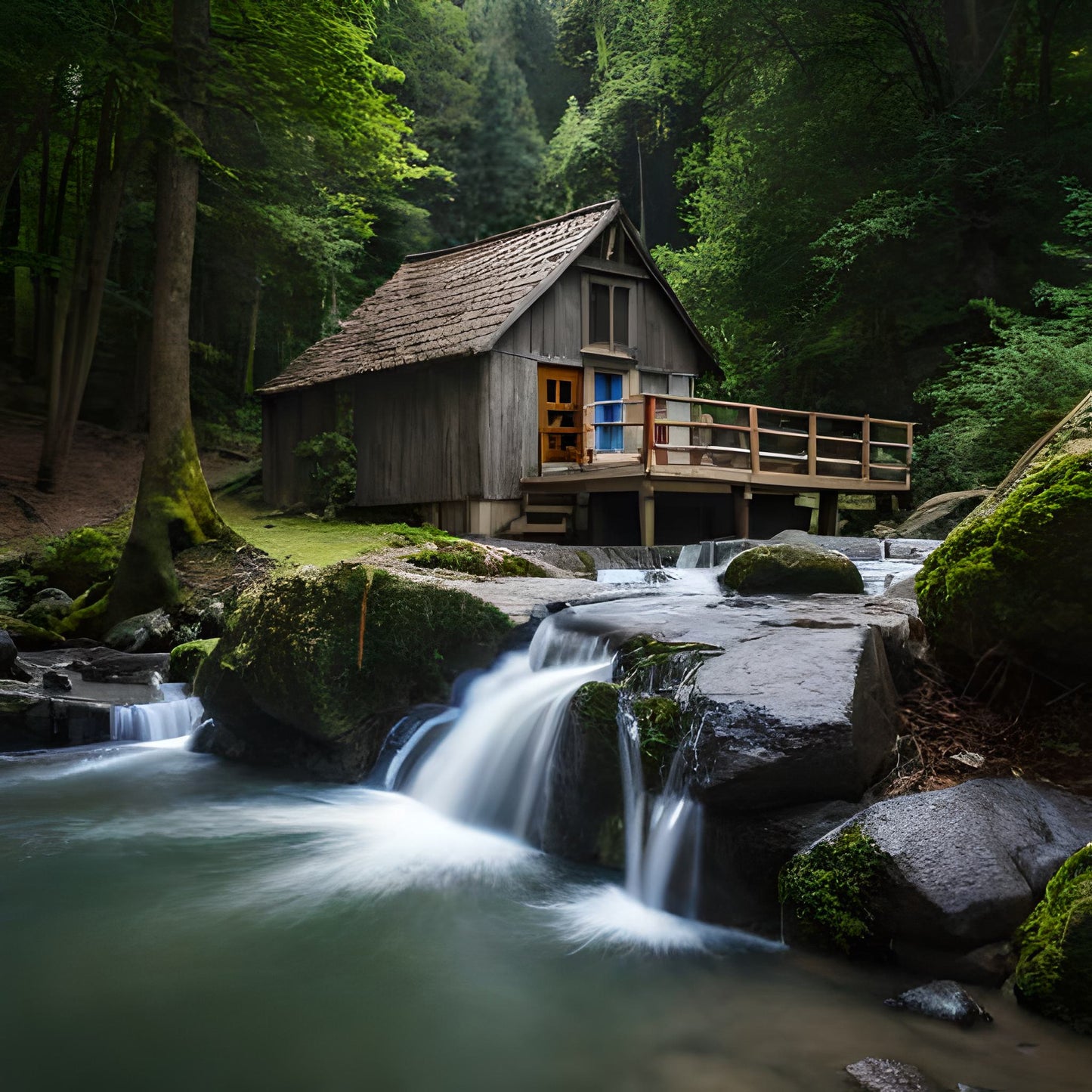 Cabaña en el bosque